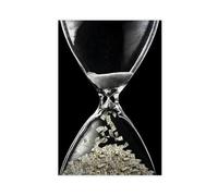 NCUDANK Time Is Money Inspirational Canvas Poster Wall Art Decor Print Picture Paintings for Living Room Bedroom Decoration 12x18inch(30x45cm)