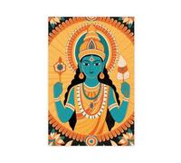 NCUDANK Vintage Indian Mythology (5) Canvas Poster Bedroom Decor Landscape Office Room Decor Gift 08x12inch(20x30cm)