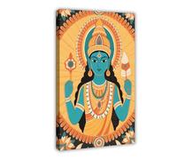 NCUDANK Vintage Indian Mythology (5) Canvas Poster Wall Art Decor Print Picture Paintings for Living Room Bedroom Decoration 20x30inch(50x75cm)