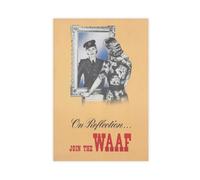 NCUDANK WAAF Recruitment Poster Canvas Poster Bedroom Decor Landscape Office Room Decor Gift 20x30inch(50x75cm)