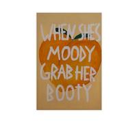 NCUDANK When She's in A Bad Mood Canvas Poster Wall Art Decor Print Picture Paintings for Living Room Bedroom Decoration 12x18inch(30x45cm)