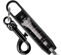 Ncultro Golf Tee Height Setter Tool with 6 Adjustable Settings, for Consistent Swings and Accuracy, Fits Most Standard Tees, Portable On-Course Golf Swing Aid (Black)