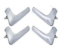 NCVCB Interior Inner Handle 4 Pcs for Ibiza for Cordoba 1993-2002 Interior Inside Ch&Rome Car Door Handle Lever Front Rear Left Driver & Right Passenger