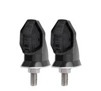 NCVCB Motorcycle Turn Blinker 2pcs/4pcs 8mm Black Brake Blinker Light Turn Signal Lights Flashing Amber Light For Motorcycle Indicator
