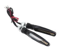 NCVCB Motorcycle Turn Blinker 2PCS Universal Motorcycle Turn Signal Light 12v IP68 Amber Flasher Indicator Blinker Rear Lights Lamp Accessories