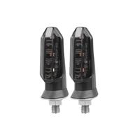 NCVCB Motorcycle Turn Blinker 8mm Mini Motorcycle Turn Signal Lights Amber Flashing Light Blinker Turn Signal Lamp 12V Moto Indicator Lamp Accessories