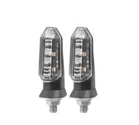 NCVCB Motorcycle Turn Blinker 8mm Mini Motorcycle Turn Signal Lights Amber Flashing Light Blinker Turn Signal Lamp 12V Moto Indicator Lamp Accessories