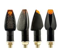 NCVCB Motorcycle Turn Blinker Motorcycle Turn Signals E50 Mark Turn Signal Light Turn Signal Indicator Amber Light Blinker 12V/24V M10