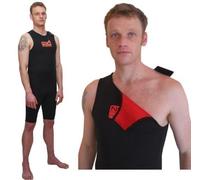 NCW CORNWALL 2 mm Thermal Lined Neoprene Short John Wetsuit With Shoulder Opening for Ease of Use Black, Size Medium Small Tall