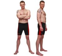 NCW CORNWALL 2mm Neoprene Shorts. Quality Stretch Neo. Lightweight Quickdry Black/Red. Size 2XL 34-38" (86-96Cm)