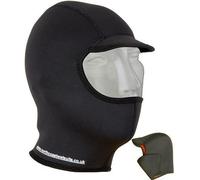 NCW CORNWALL 3mm Titanium Neoprene Surf Hood/Balaclava/Cap Gbs Seams And Watersport Fleece Lining - Black, Size Large - for those with larger heads or lots of thick hair