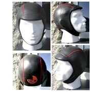 NCW CORNWALL Peaked Wetsuit Surf Cap Hat Hood. 2.5mm Finemesh Super Stretch Neoprene. Easy Fit - Black, Size Large - for those with larger heads or lots of thick hair
