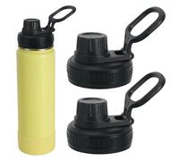 NCXFTP 2 Pack Lid Replacement Compatible with Thermoflask, Replacement Leak-Proof Spout Lid, Space Bottle Lid with Rotating Three-Finger Design, Fit for 12 oz, 14 oz, 18 oz, 32 oz, 40 oz, 64oz