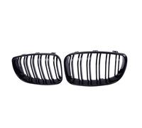 NCXKZLH Front Grille Grill Frame Car Black Grill Front Kidney Grille For E81 E87 E82 E88 128I 130I 135I 2007-2011 Double Line Grills
