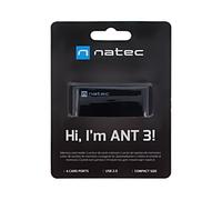NCZ-0560 Card Reader: Memory USB A Male USB 2.0 Black 480Mbps NATEC