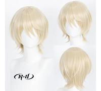 ND Alois Trancy Cosplay Wigs Kuroshitsuji Black Butler Anime Cos Hair Wig for Comic Con Coser Costume Theme Party Heat Resistant One Size Alois Trancy