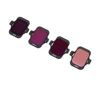 ND Camera Lens Filter, ND8 ND16 ND32 ND64 Filters, Transparent Professional Compatibility, 4 Pack for Replacement