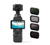 ND Filter Set for DJI OSMO Pocket 3, High-Definition Waterproof Anti-Fog Universal for OSMO Pocket 3 Accessories 4K Video Ready (ND16/64/256 + CPL)