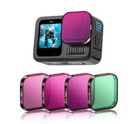 ND Filters Set for Gopro Hero 13 Camera 4 Pack ND8 ND16 ND32 CPL Ultra Wide Angle Neutral Density Filter Accessories HD Optical Glass Aluminum Frame