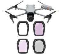 ND/PL CPL UV Filter Set for DJI Air 3S, Set Kit ND8 ND16 ND32 ND64 UV CPL Polarizer Neutral Density Filter Kit, High-Definition Waterproof Anti-Fog, 4K Video Ready - UV+CPL+ND(16+32)