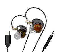 ND Planet IEM Earphones: 12mm Dual Magnetic Drivers, HiFi Gaming Earbuds with Detachable 2-Pin Cable, Noise Isolating in-Ear Monitors for Musician Audiophile Singer