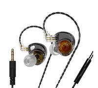 ND Planet IEM Earphones: 12mm Dual Magnetic Drivers, HiFi Gaming Earbuds with Detachable 2-Pin Cable, Noise Isolating in-Ear Monitors for Musician Audiophile Singer DJ