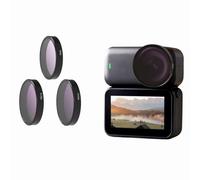 ND Polarising Filter Set for DJI for OSMO for NANO, UV, CPL, ND8, ND16, ND32, ND64, Star/Night Filter, Multifunctional Grey Filter and CPL Filter Polarising Filter, Action Camera Accessories (A)