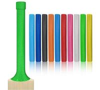ND Sports Cricket Bat Grips - Premium Rubber Cricket Bat Grip Tape for Maximum Hold & Shock Absorption | 4 Styles | Multi-Color | Pack of 1| Durable Bat Grips Cricket