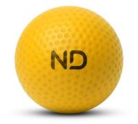 ND Sports Fusion Dimple Hockey Balls - Durable PVC Training & Match Ball | Lightweight, Long-Lasting, Multi-Surface Performance for Turf & Grass (Yellow, Pack 1)