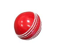 ND Sports Incrediball Cricket Ball - Pack of 1, 3, or 6 - Durable Red Rubber Practice & Training Ball for Adults - Ideal for Net Practice, Coaching Sessions & Casual Matches (Pack 2, White)