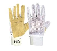 ND Sports Men's Cricket Wicket Keeping Inner Chamois Padded Gloves