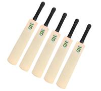 ND Sports Mini Wooden Cricket Bat for Autographs, Premium Miniature Cricket Bat with Rubber Grip (Pack of 1, 3, or 5), Souvenir & Display Piece
