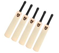 ND Sports Mini Wooden Cricket Bat for Autographs, Premium Miniature Cricket Bat with Rubber Grip (Pack of 1, 3, or 5), Souvenir & Display Piece