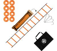 ND Sports ND Speed Agility Football Training Exercise Ladder Kit With Drill Cones Pegs