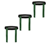 ND Sports Touch Rugby Tag Belt Set - Adjustable Belts & Flags | Durable Nylon Training Equipment | School PE, Team Sports, Club Games, Fitness & Agility Training (3, Green)
