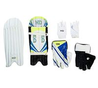 ND Sports Wicket Keeping Combo Set With Free Inners Boys, Multi-coloured, NAFMKN-WK Combo Boys