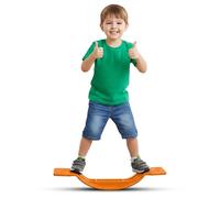 ND Sports Wiggle Walker Balance Board - Fun Outdoor & Indoor Exercise Toy for Balance & Coordination - Durable Plastic, Anti-Slip Foot Pads, Lightweight - Motor Skills Development (Orange)