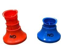 ND Telescopic Rugby Kicking Tee - Adjustable Training Coaching Rugby Ball Tee UK (Red)