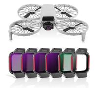 ND/UV/CPL Filter Set for DJI Flip Accessories,ND16/ND32/ND64/ND128/CPL/UV Drone Lens Filters Set, Multi Coated HD Optical Glass 6 Pack