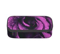 NDDCEDEW Bloom Rose Flower Print Large Capacity Pencil Case with Zipper Pencil Case Student Pencil Pouch Cute Pencil Case for Girls and Boys Teenagers School Pencil Pouch