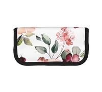 NDDCEDEW Blossoming Rose Flowers Pencil Case Large Capacity Student Pencil Pouch Cute Pencil Case for Girls and Boys Teenagers School Pencil Pouch Fun Pen Cases Organizer Pouch