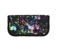 NDDCEDEW Colorful Paint Pencil Case Large Capacity Student Pencil Pouch Cute Pencil Case for Girls and Boys Teenagers School Pencil Pouch Fun Pen Cases Organizer Pouch