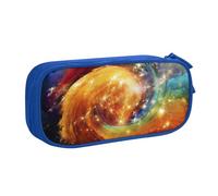 NDDCEDEW Funny Pencil Case Gorgeous Galaxy Printed Large Capacity Pencil Cases Student Pencil Pouch Cute Pencil Case for Girls and Boys Teenagers School Pencil Pouch Black, Blue, Pink