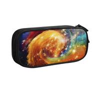 NDDCEDEW Funny Pencil Case Gorgeous Galaxy Printed Large Capacity Pencil Cases Student Pencil Pouch Cute Pencil Case for Girls and Boys Teenagers School Pencil Pouch Black, Blue, Pink