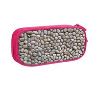 NDDCEDEW Funny Pencil Case Stones All Over The Ground Printed Large Capacity Pencil Cases Student Pencil Pouch Cute Pencil Case for Girls and Boys Teenagers School Pencil Pouch Black, Blue, Pink