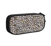NDDCEDEW Funny Pencil Case Stones All Over The Ground Printed Large Capacity Pencil Cases Student Pencil Pouch Cute Pencil Case for Girls and Boys Teenagers School Pencil Pouch Black, Blue, Pink