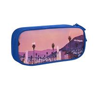 NDDCEDEW Funny Pencil Case The Old Hollywood Printed Large Capacity Pencil Cases Student Pencil Pouch Cute Pencil Case for Girls and Boys Teenagers School Pencil Pouch Black, Blue, Pink