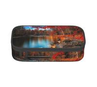 NDDCEDEW Killarney National Park Print Large Capacity Pencil Case with Zipper Pencil Case Student Pencil Pouch Cute Pencil Case for Girls and Boys Teenagers School Pencil Pouch