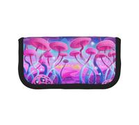 NDDCEDEW Magic Mushroom Pencil Case Large Capacity Student Pencil Pouch Cute Pencil Case for Girls and Boys Teenagers School Pencil Pouch Fun Pen Cases Organizer Pouch