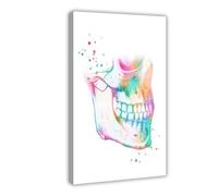 NDGSA Anatomical Diagram of The Tooth 3 Canvas Poster Bedroom Decor Landscape Office Room Decor Gift 16x24inch(40x60cm)